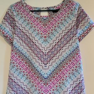 The Limited colorful top size small